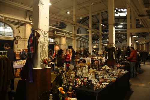 Berlin market stalls