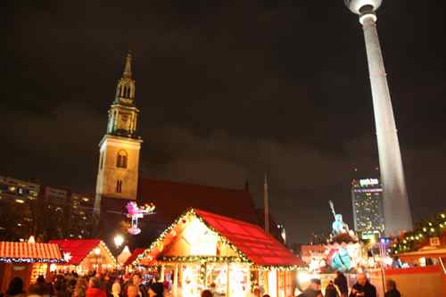 Christmas in Berlin, with TV Tower