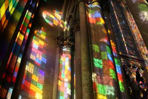 reflections on the cathedral's interior