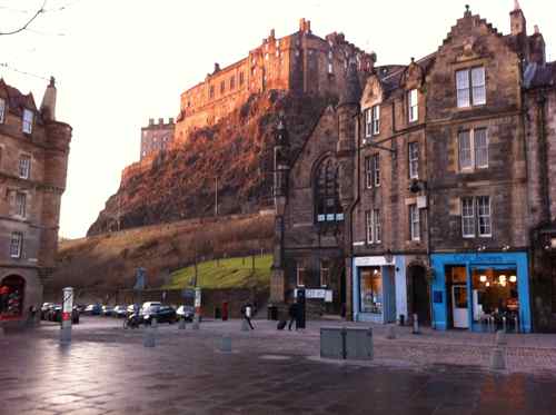Edinburgh Castle, sunny