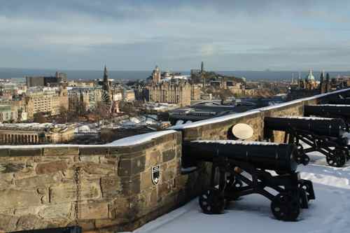 Edinburgh Castle cannons