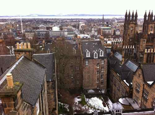 Edinburgh: view from the World of Illusions