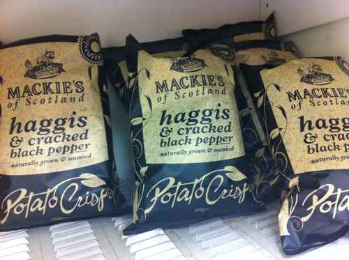 Haggis-flavored potato chips