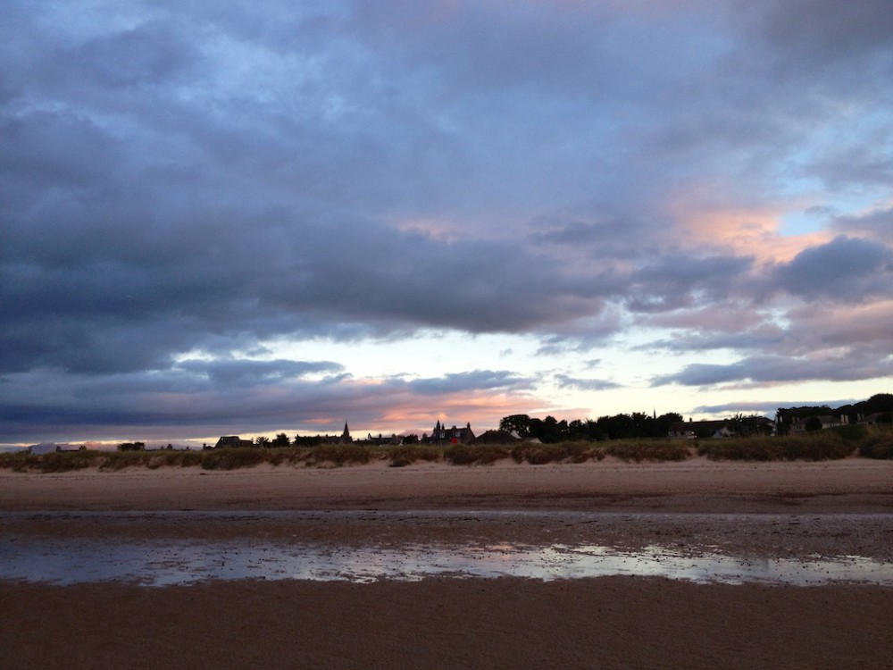 Sunset over Nairn, Scottish Highlands