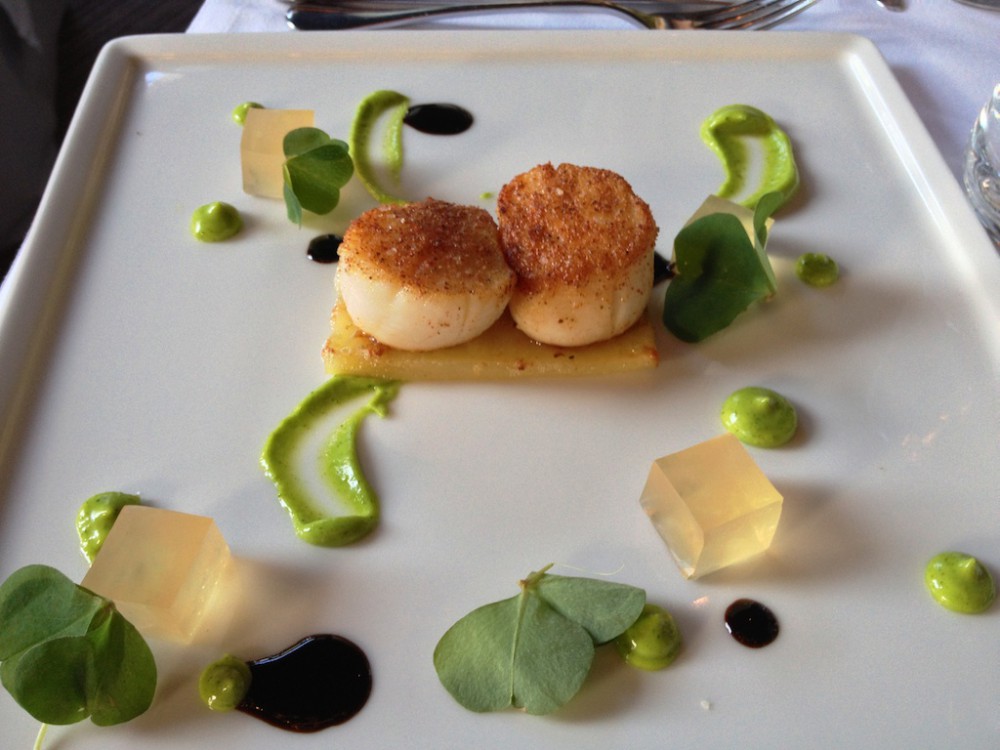 Scallops at Castle Terrace