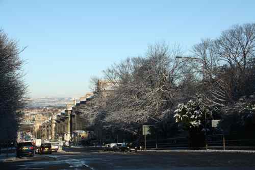 Edinburgh in the snow