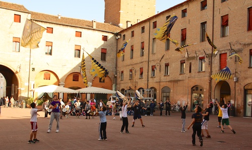 Ferrara flag throwers