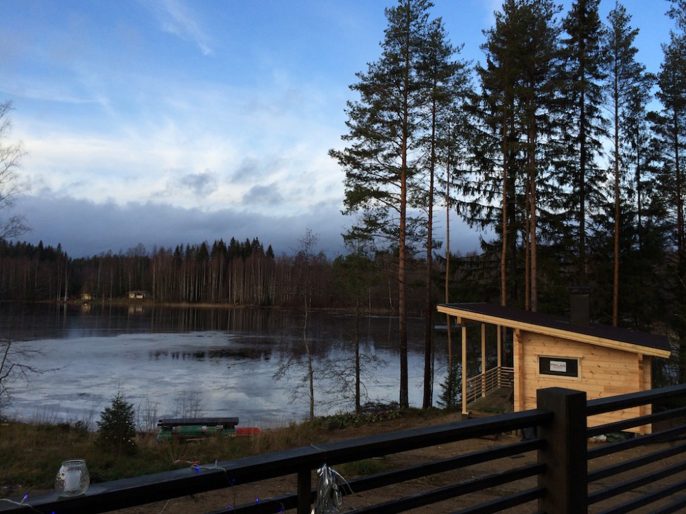 Sauna by the lake