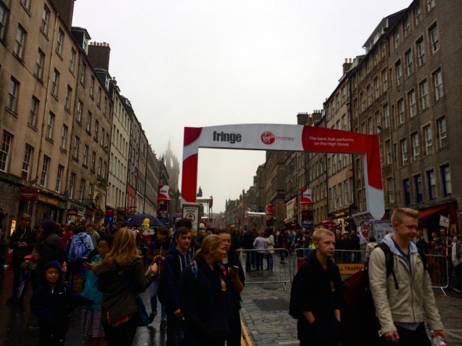 A rainy day at the Fringe