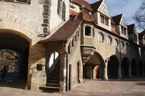 Moritzburg castle in Halle, Germany