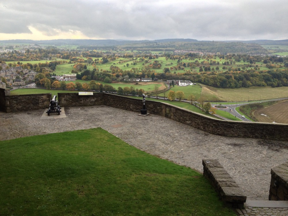 The view from Stirling Castle