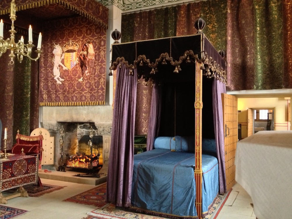 The queen's chambers at Stirling Castle