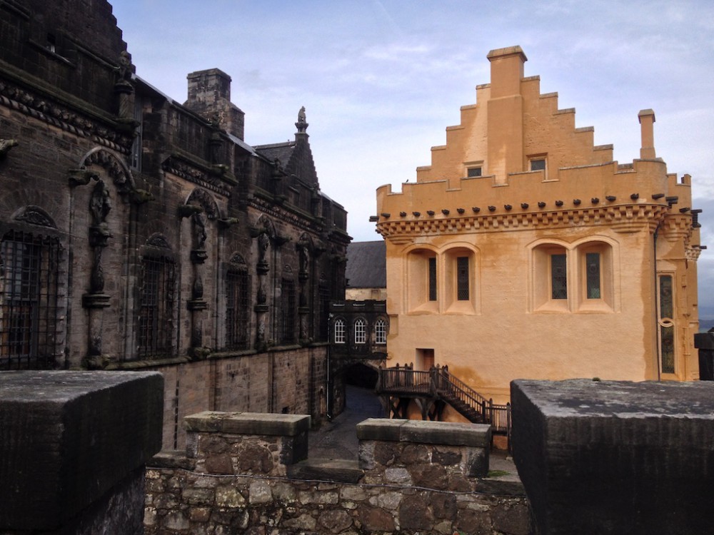 Stirling Castle's Great Hall covered in king's gold