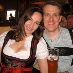 At Oktoberfest, many years ago now