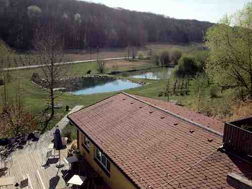view from my balcony at Hotel Lagler