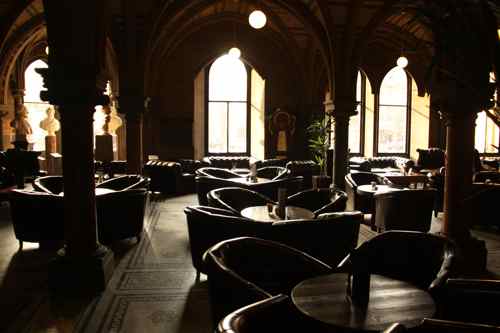 tea room in town hall in Manchester