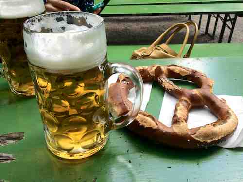 Biergarten staples