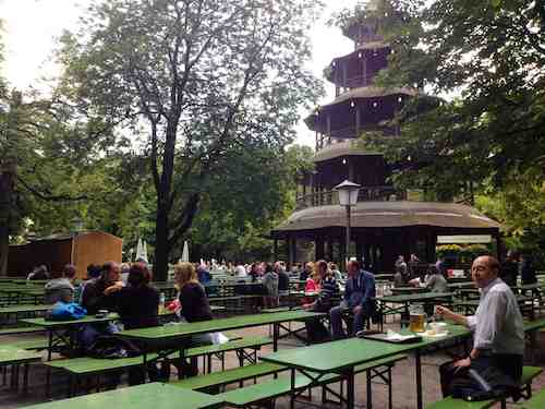 Ho hum, just another afternoon in the beer garden