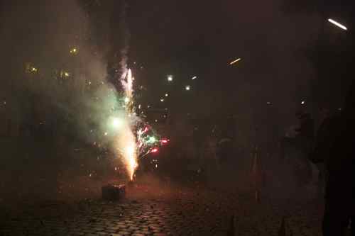 New Year's Eve fireworks in Munich