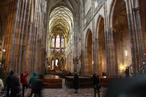 The cathedral at Prague Castle