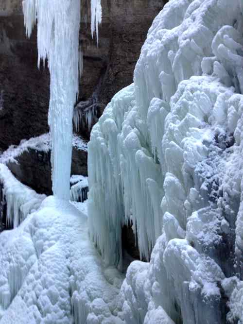 Partnachklamm: more icicles