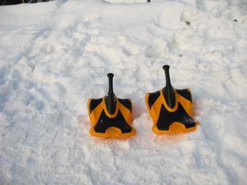 plastic sleds wheeee!