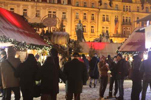 Christmas market in Old Town Square, Prague
