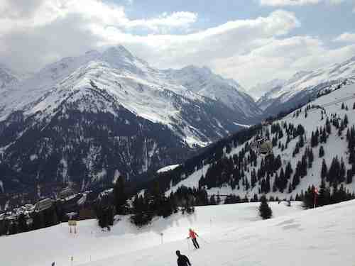 lunch view St. Anton