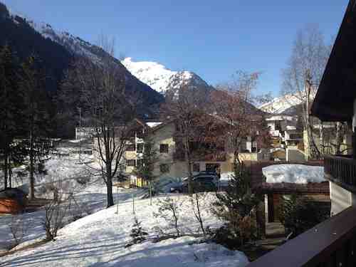 St Anton - view from our hotel balcony
