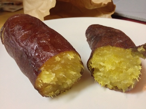 Japanese sweet potato yakimo