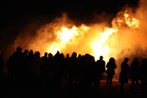 Assisi Focaraccio bonfire