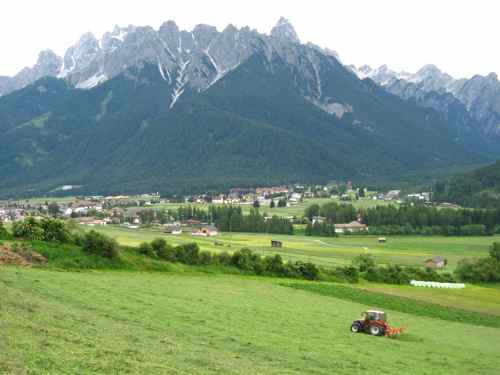 view of the Dolomites