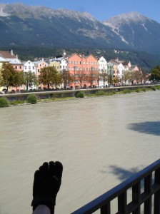 View from my Innsbruck FiveFigers run