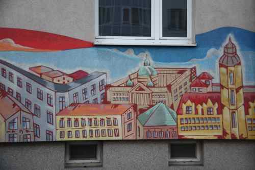 mural in Leipzig, Germany