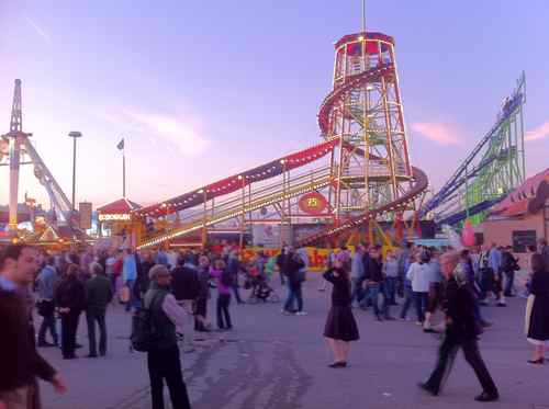 Toboggan ride at Oktoberfest