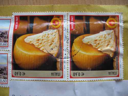 stamps featuring parmigiano