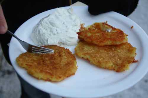 Reiberdatschi fried potato pancakes