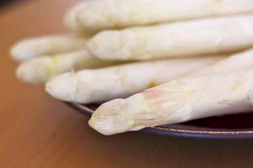 white asparagus = spargel